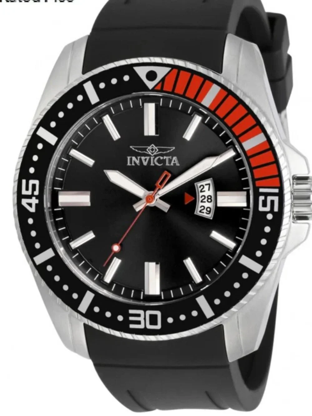 $249 Invicta Pro Diver Vigorum Men's Black Dial 48mm Quartz Watch (30742) NIB